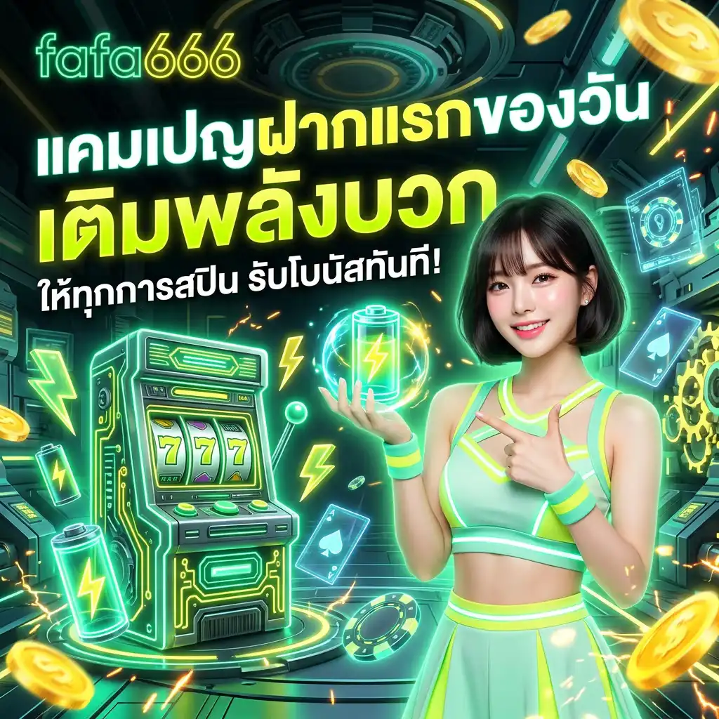 โปรโมชั่น ฝากแรกของวัน เติมพลังบวกให้ทุกการสปิน